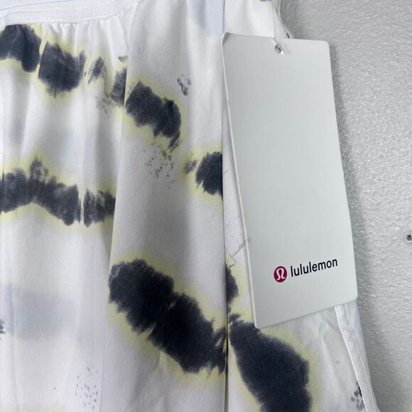 #1 Lululemon‎ Court Rival High-Rise Skirt Long Transverse Yellow Multi SIZE 4 - Picture 9 of 13